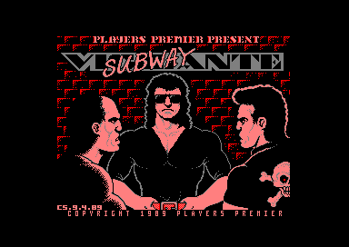 Subway Vigilante for the Amstrad CPC