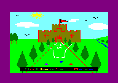 Sultans Maze for the Amstrad CPC