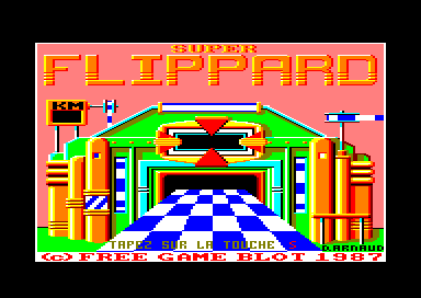Super Flippard for the Amstrad CPC