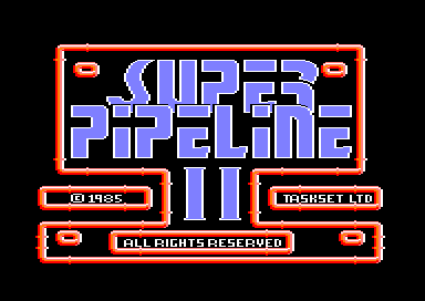 Super Pipeline 2 for the Amstrad CPC