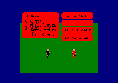 Super Soccer for the Amstrad CPC
