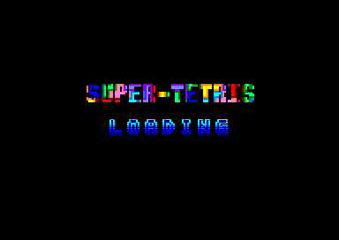 Super Tetris for the Amstrad CPC