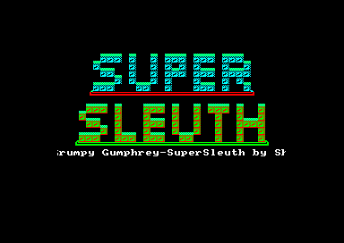 Grumpy Gumphrey : Supersleuth for the Amstrad CPC