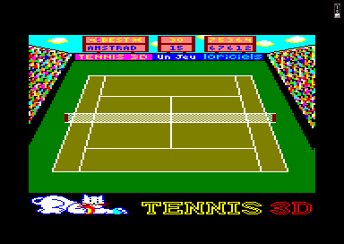 Tennis 3D for the Amstrad CPC