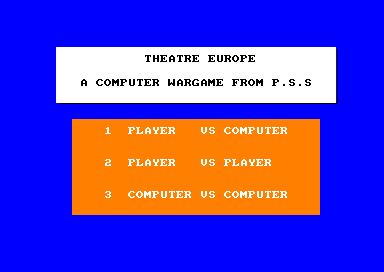 Theatre Europe for the Amstrad CPC