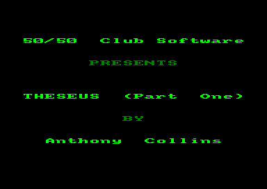 Theseus Part 1 for the Amstrad CPC