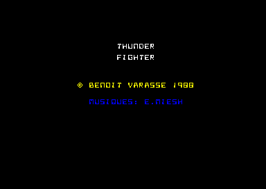 Thunder Fighter for the Amstrad CPC