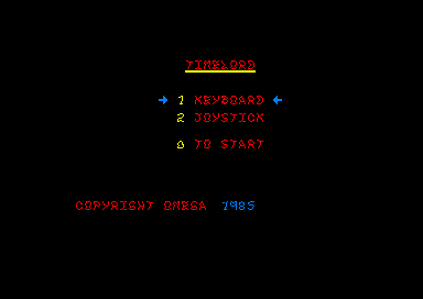 Timelord for the Amstrad CPC