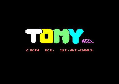 Tomy En El Slalom for the Amstrad CPC