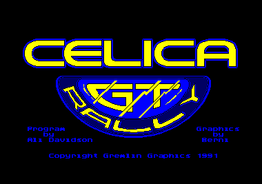Toyota Celcia GT Rally for the Amstrad CPC