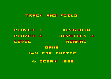 Track and Field for the Amstrad CPC
