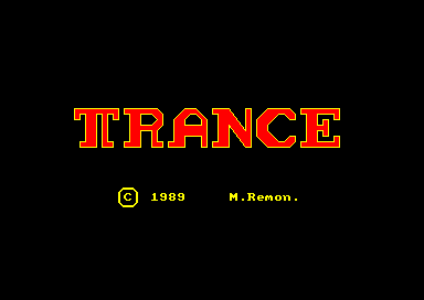 Trance for the Amstrad CPC