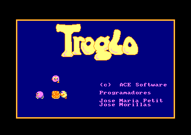 Troglo for the Amstrad CPC