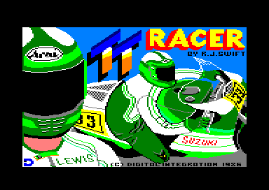 TT Racer for the Amstrad CPC