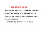Une Affaire En Or for the Amstrad CPC