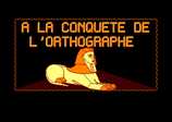 A La Conquete De L`Orthographie for the Amstrad CPC