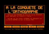 A La Conquete De L`Orthographie for the Amstrad CPC