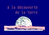 A La Decouverte De La Terre for the Amstrad CPC