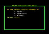 Animal Vegetable Mineral for the Amstrad CPC