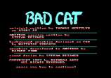 Bad Cat for the Amstrad CPC