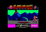 Barbarian 2 for the Amstrad CPC