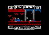 Blade Warrior for the Amstrad CPC