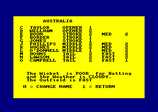 Cricket Master for the Amstrad CPC