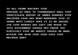 Crime Busters for the Amstrad CPC