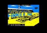 Formula One for the Amstrad CPC