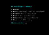 Le Geographe - Mond for the Amstrad CPC