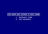 Jimmys Soccer Manager for the Amstrad CPC