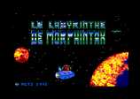 Le Labytinthe De Morphintax for the Amstrad CPC