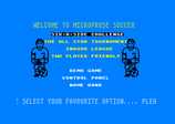 Microprose Soccer for the Amstrad CPC