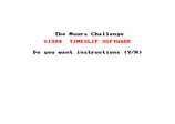 Moors Challlenge : The by Timeslip Software
