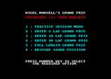 Nigel Mansells Grand Prix for the Amstrad CPC