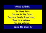 The 3 Bears for the Amstrad CPC