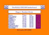 Rally Driver for the Amstrad CPC