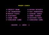Rugby Coach for the Amstrad CPC