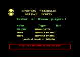 Sporting Triangles for the Amstrad CPC