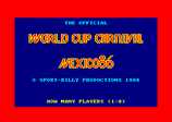 World Cup Carnival : Mexico 86 for the Amstrad CPC
