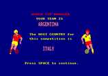 World Cup Manager for the Amstrad CPC