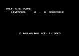 World Soccer for the Amstrad CPC