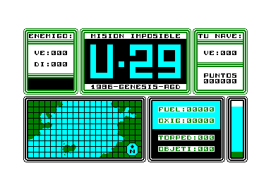 Mission Impossible U-29 for the Amstrad CPC