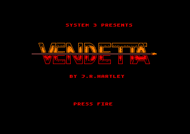 Vendetta for the Amstrad CPC