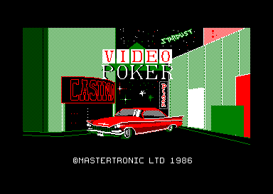 Video Poker for the Amstrad CPC