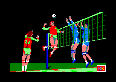 Volleyball Simulator for the Amstrad CPC