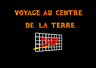Voyage Au Centre De La Terre for the Amstrad CPC