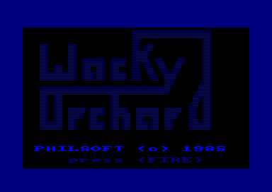 Wacky Orchard for the Amstrad CPC