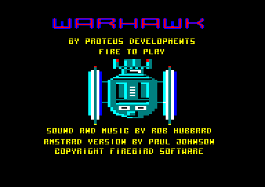 Warhawk for the Amstrad CPC