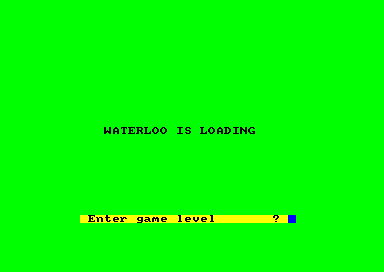 Waterloo for the Amstrad CPC